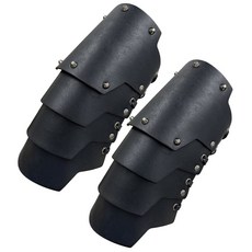 겔코니 가죽 건틀릿 손목밴드 바이킹 팔 보호대 중세 갑옷 브레이서 코스프레