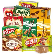[냠냠상회] 맛있는 과자 10종세트, 1세트
