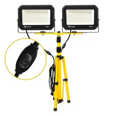 SIMPLE 프리미엄 LED스탠드투광기 방수스위치부착 전원코드 작업등 캠핑등 300W, 1개