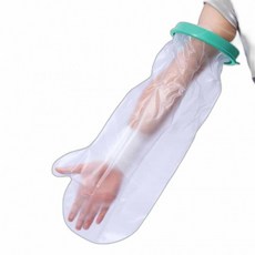 깁스샤워커버 허벅지커버 깁스 샤워 커버 허벅지 팔 발 4종 세트 방수 플라스틱 목욕 보조용품 블루