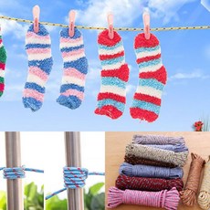 튼튼한 코팅 빨래줄 빨랫줄 와이어빨래줄 캠핑용phi5+3bMV