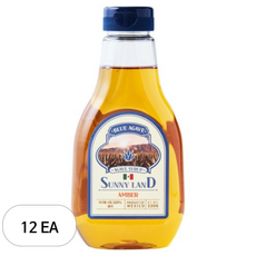 그루포솔레이브 써니랜드 아가베 시럽 엠버, 12개, 330g