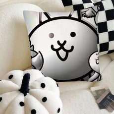 만화 베개 케이스 스퀘어 커버 침실 소파 룸 인테리어 레저, H. z1