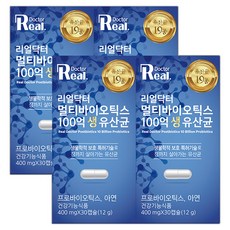 리얼닥터 멀티바이오틱스 100억 생유산균 12g, 30정, 4개