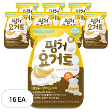 아이배냇 핑거 요거트, Banana(바나나맛), 20g, 16개