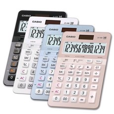 카시오 일반용 계산기 JS-40B 14단 CPA 세무사 회계사, 핑크