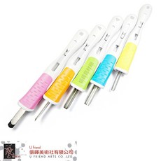 日本櫻花牌SAKURA滑式安全雕刻刀，安全刀刃設計，輕鬆雕刻，享受創作樂趣, 1個, Multicolor