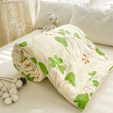 면 거즈 거즈 솜 쿨 이불 순면 솜 이불 선물 얇은 이불