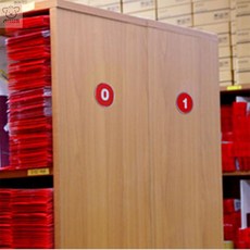 리치점빵 원형 에폭시 번호판 스티커 아크릴번호표 테이블번호스티커, 파랑