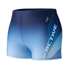 Angel season 남성용 Swim Jammers 스퀘어 레그 빠른 건조 수영복 운동 훈련 내구성 블랙.