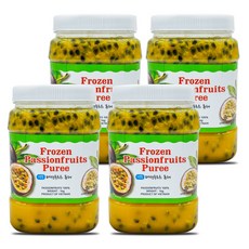 희주몰 냉동패션후르츠 백향과 퓨레 1kg x 4개