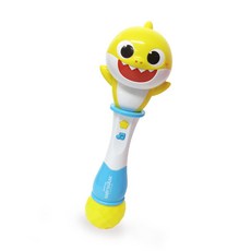 위니코니 핑크퐁 아기상어 멜로디 자동 버블봉, 혼합색상, 1개