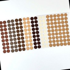 가구 벽 나사 피스 못자국 스티커로 흠집 커버! 못구멍 틈새 찍힘 가리기 및 구멍 보수 메꿈제, 우드102GS2100401G