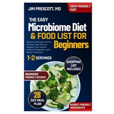 (영문도서)The Easy Microbiome Diet and Food List for Beginners: Delicious Recipes with a 2... Paperback, Independently Published, English, 9798273926196