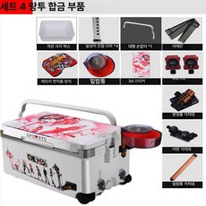 대형 낚시 상자 아이스박스 리프팅 활어 수납, 1개, 1L, 실버 울프 투