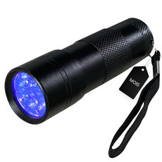 UV라이트 써치라이트 블랙라이트 자외선 야간 손전등, 1개