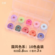 수공예 실버 공예 핸드메이드 메탈릭실 골드스티칭, 1개, BS. 초보자용 세트 풍 색상 구성 0색 옥사 세트 박