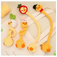 비큐리어스 DIY 코바늘 키트 쭉쭉이오리 4종 컬렉션, 토마토쭉쭉이오리, 1개