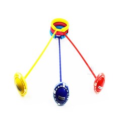 아가플러스 점핑점핑 LED발광 발목줄넘기, 옐로우, 1개