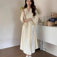 라베 골프 샤워 호텔 가운 로브