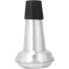 쉬폰에이드 알루미늄 트럼펫 스트레이트 음소거 - 조용한 훈련을 위한 포켓 연습 소음기 110mm 황동 악기