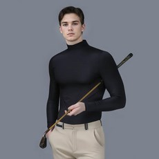 엔조이핏 남성 냉감 골프 이너웨어 쿨 UV 자외선차단 이너티 기능성 언더레이어 긴팔 티셔츠