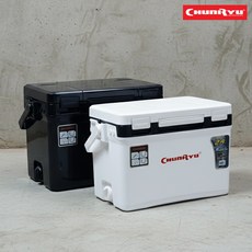 천류 낚시 아이스박스 다용도 쿨러, 블랙, 1개, 24L