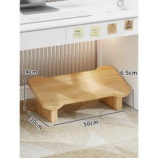 나무 풋스툴 공부책상 사무실 디딤판 책상아래발판, 3박스, 내추럴-대형 경사형