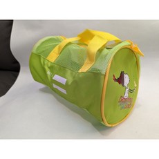 *啵比小舖* 網格透氣兒童餐袋/幼兒園餐袋/便當袋/環保袋/餐具袋, 1個, 史努比-綠, 綠