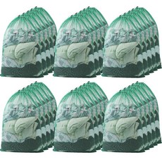 Berlune 30팩 61.9 x 91.4cm(24 x 36인치) 대형 메시 백 세탁실 워시 백 드로스트링 공장 대학 기숙사 여행 및 아파트 거주자로 닫히는 튼튼한