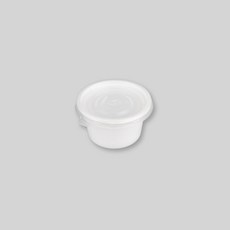 엠엔피 PS 70파이 소스용기 대 화이트, 5개, 100세트