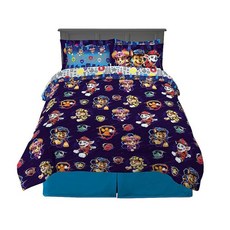 Franco 아동 침구 부드러운 이불 시트 베개 커버 세트 5피스 트윈 사이즈용 포켓몬 176195, Paw Patrol