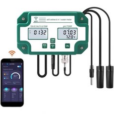 스마트 수족관 pH 측정기 YY W9909 디지털 EC TDS 염도 SG 온도 수질 Tuya Monitor Control 2526613