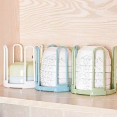 주방 간편정리 굿그릇 그릇보관함 ZF 보관 화이트 밥그릇 그릇정리대 홀더 jck3463LN, 1개, 단일