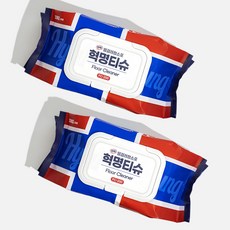 [홈쇼핑 정품] 혁명티슈 강력 물걸레 청소포 청소물티슈 바닥청소 FC-200, 2개