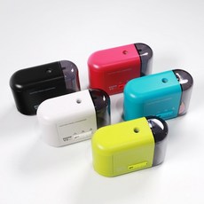 카키카키 전동 연필깎이 V5 건전지 방식 미술용, 블랙