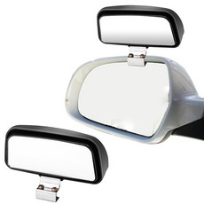 자동차 사각지대 사이드 미러 백미러 보조 사각지대 거울 조절 가능한 사이드 리어 뷰 미러 고정 스터드 광각 대부분의 자동차와 호환 가능 1개