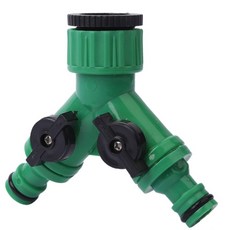 4分6分開關奶嘴接頭 開關三通接頭 快接三通球閥 四分三通分流器 二路分水器 轉接頭【2232D】, 1個