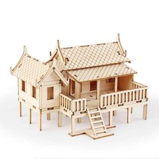 태국전통가옥 소형 나무키트 축소 미니어처 나무아트 43947PC 1(EA)