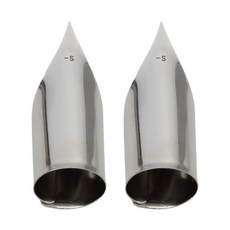 2Pcs 인체공학적 재봉 핑거 코너 터너 스테인리스 스틸 원단 뒤집기 보조 도구, S