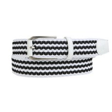 링스골프 이태리 웨빙 소재 남성 벨트 L11B1BT802_YS, 1개, 화이트