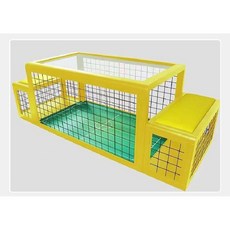 좌식 축구게임기 실내 펜션 오락실 테이블축구 스포츠 풋볼 놀이, 노란색