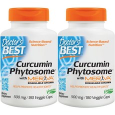 Doctor's BEST 薑黃素磷脂複合物素食膠囊 500mg, 180顆, 2罐