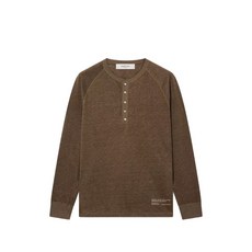 골든 구스 버튼 라운드 넥 티셔츠