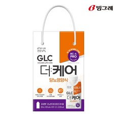 빙그레 GLC 더케어 당뇨 고소한맛 선물세트 200ml 12입 환자영양식, 12개