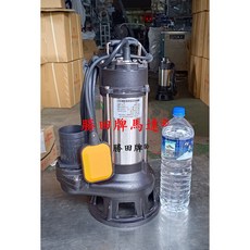 E 勝田 2HP 污物沉水泵浦 - 含浮球 抽水機/馬達 適用於灌溉/積水排除/化糞池, 1個, 單相220V沒有統編,3英吋