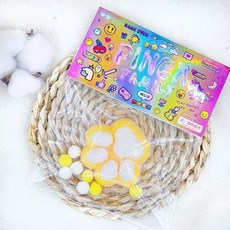 亮燈貓爪捏捏樂 解壓玩具 超軟泥感食玩 減壓玩具, 7*7植絨貓爪【黃色】加大加厚, 1個