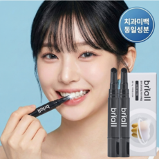 브리올옴므 치과 미백 동일 성분 화이트닝 셀프 치아 미백제, 4g, 2개