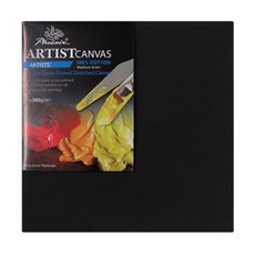 아티스트 정사각형 검정캔버스 미술용품 피닉스 20x20cm, 1개, 상세페이지 참조