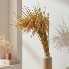 한소픈 벼 이삭 조화 장식 추수감사 곡식 모형 드라이 플라워 쌀